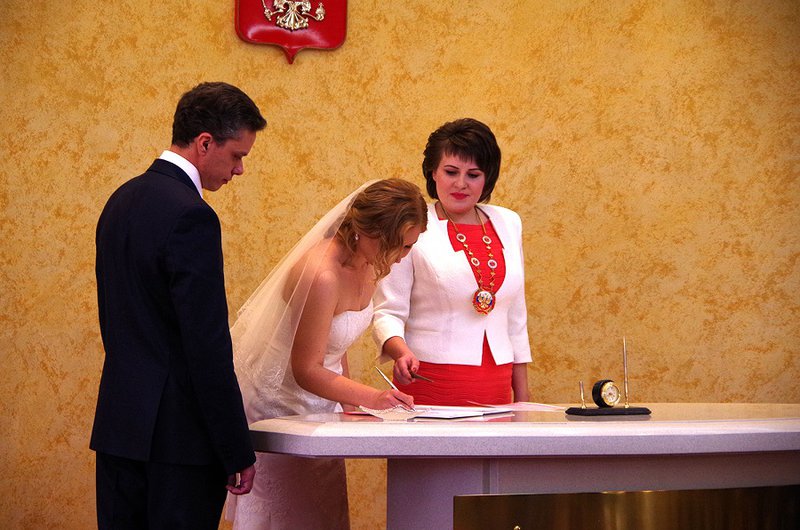 Официальная регистрация брака в ЗАГСе