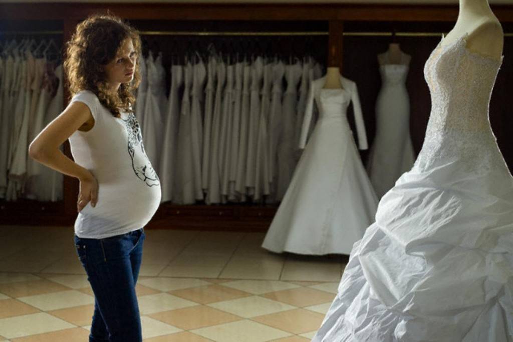 Свадебное платье для беременной